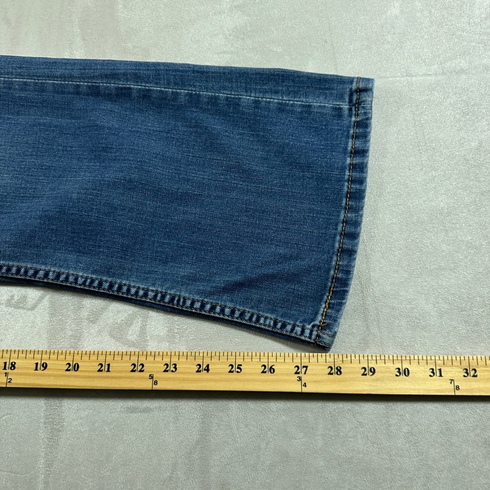 Levi's 527 Slim Bootcut Jeans Mens 36x30 Blue Medium Wash Denim Pants - Picture 4 of 10